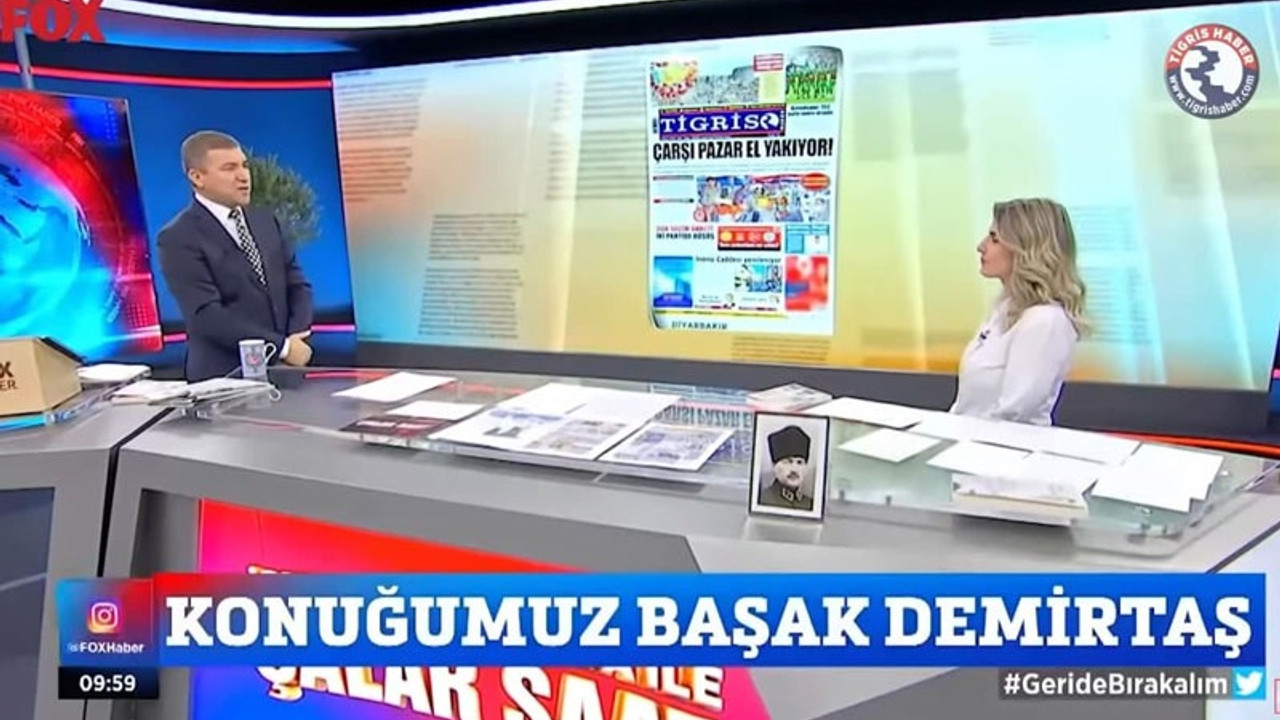 Başak Demirtaş’ı konuk alan FOX TV’ye inceleme