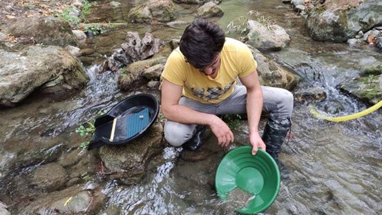 Derelerdeki altını topluyor: Günde 15 gram