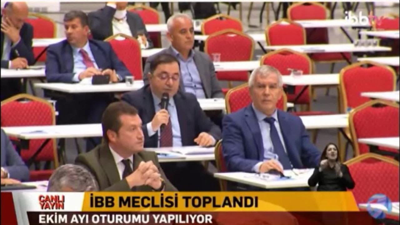 İBB Meclisi'nde gerginlik