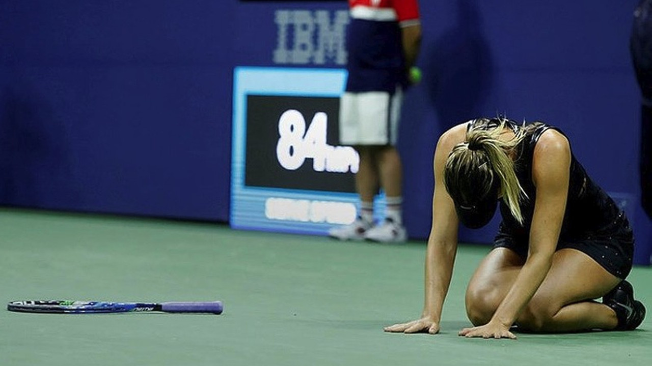 Sharapova'nın gözyaşları