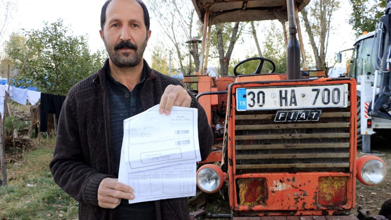 Hakkarili çiftçi: Hiç gitmediğim İstanbul, Ankara ve Aydın'dan trafik cezaları geldi