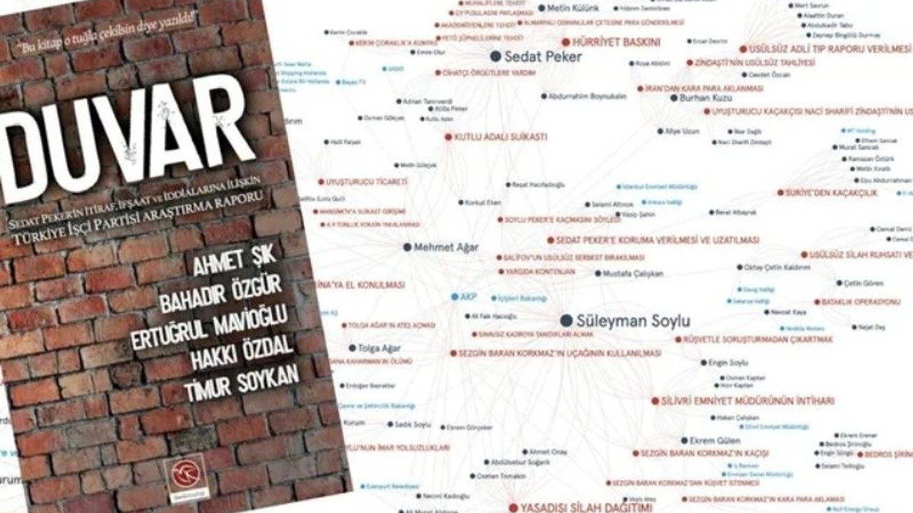 TİP'in Sedat Peker raporu kitaplaştı: Duvar, 'o tuğla çekilsin diye' yazıldı