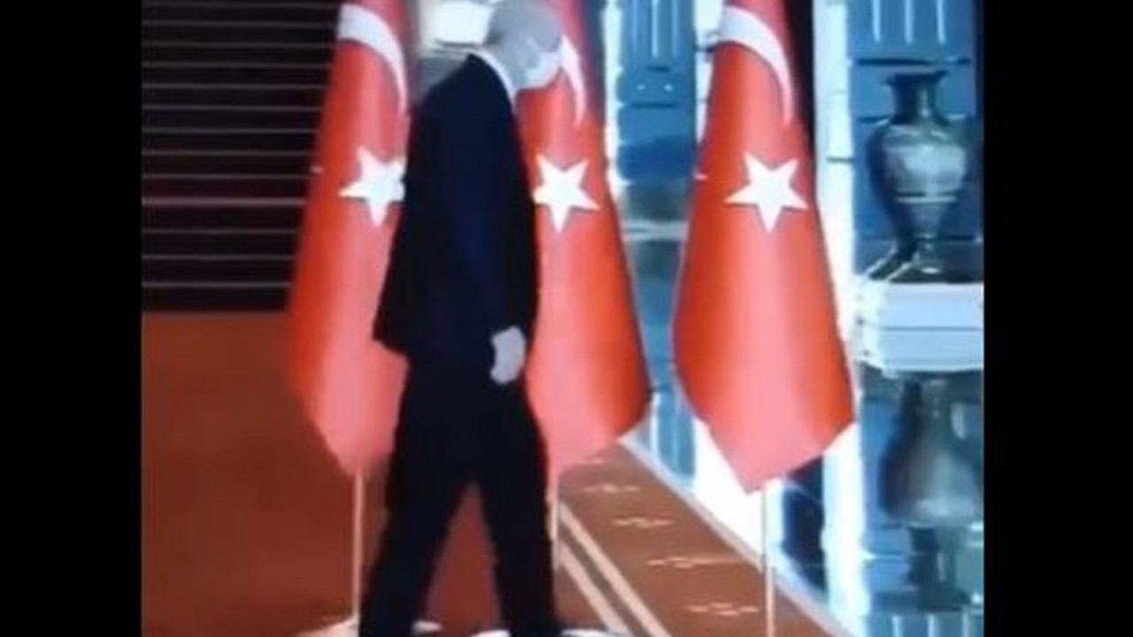 Erdoğan'ın yürürken zorlandığı görüntüsü gündem oldu