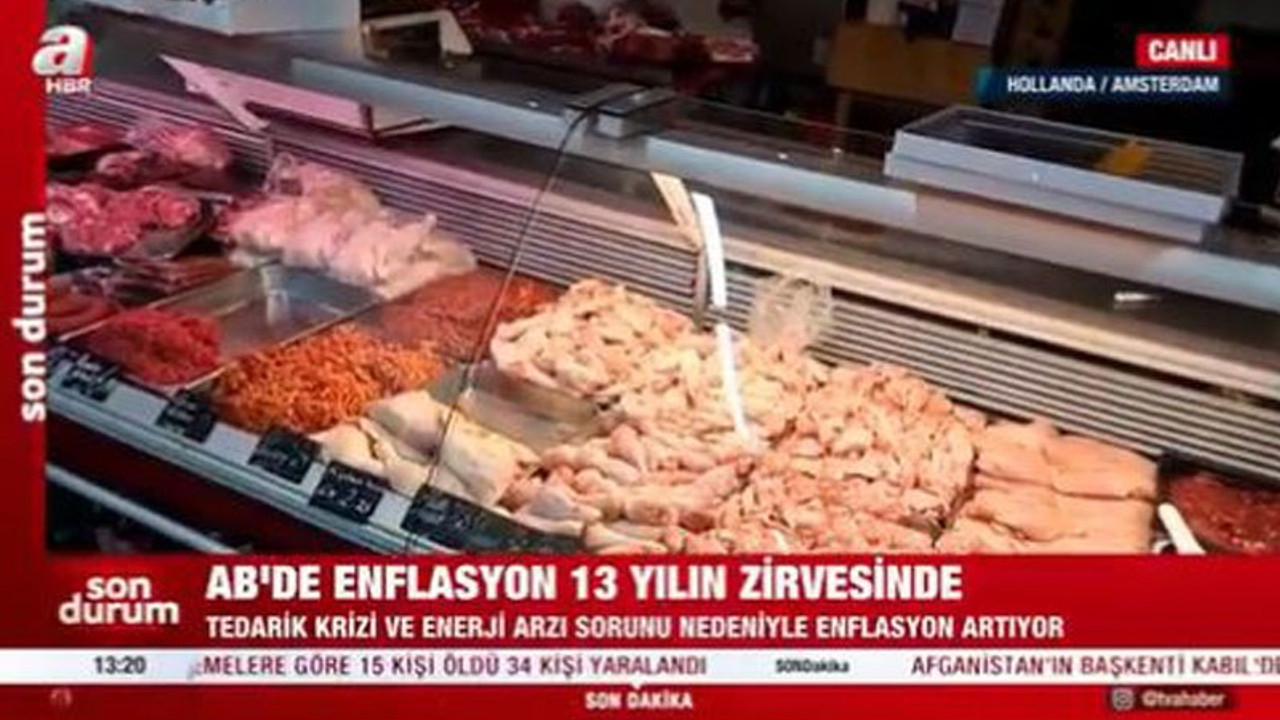 A Haber Hollanda'daki market ürünlerini TL ile kıyasladı: Dana pirzola 13-14 euro yani 130-170 lira