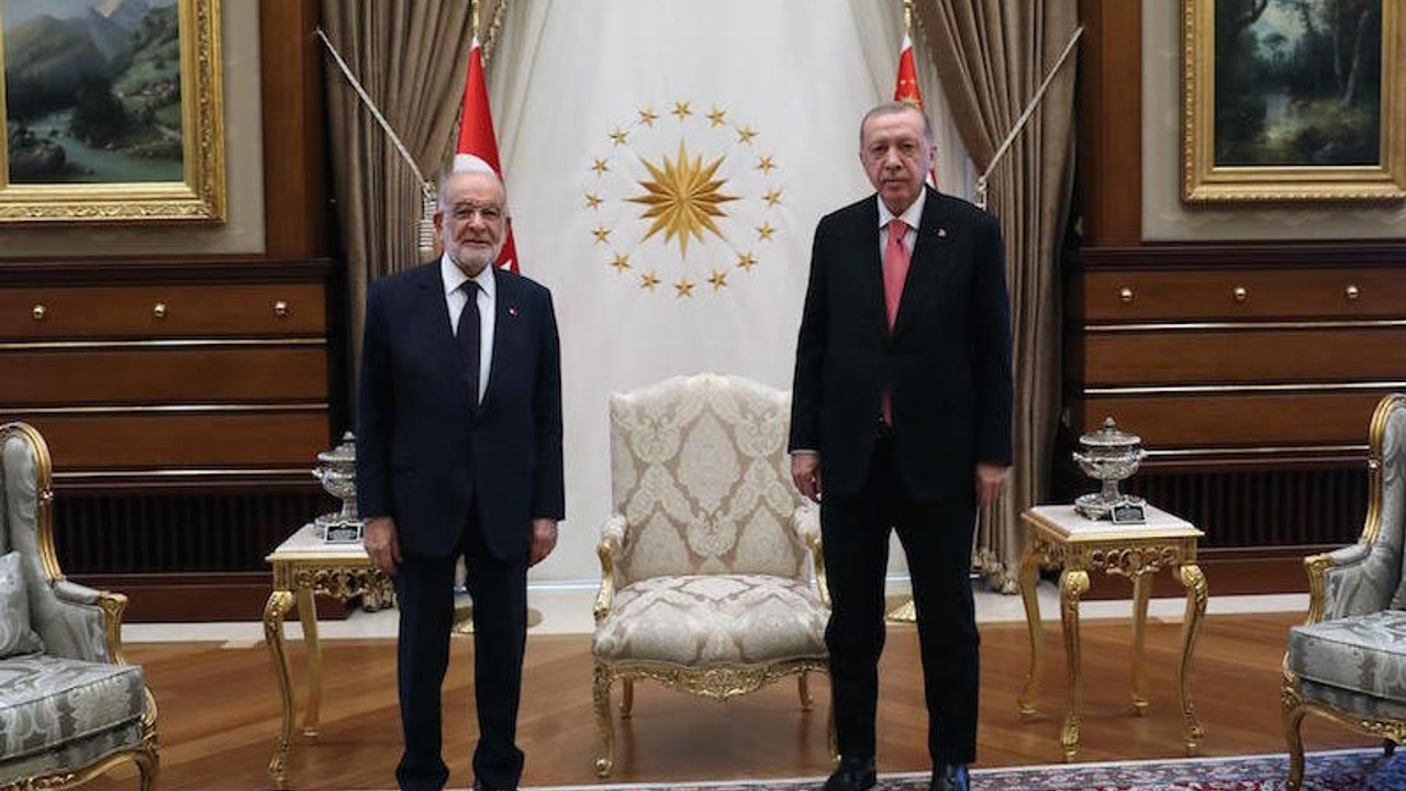 Erdoğan, Karamollaoğlu ile görüştü