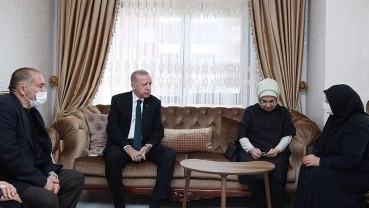 Erdoğan'dan Başak Cengiz'in ailesine ziyaret