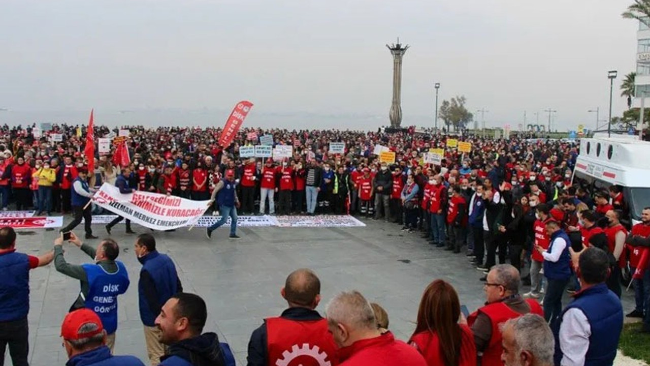 DİSK'ten 'geçinemiyoruz' eylemi: Bu kış kara kış olacak