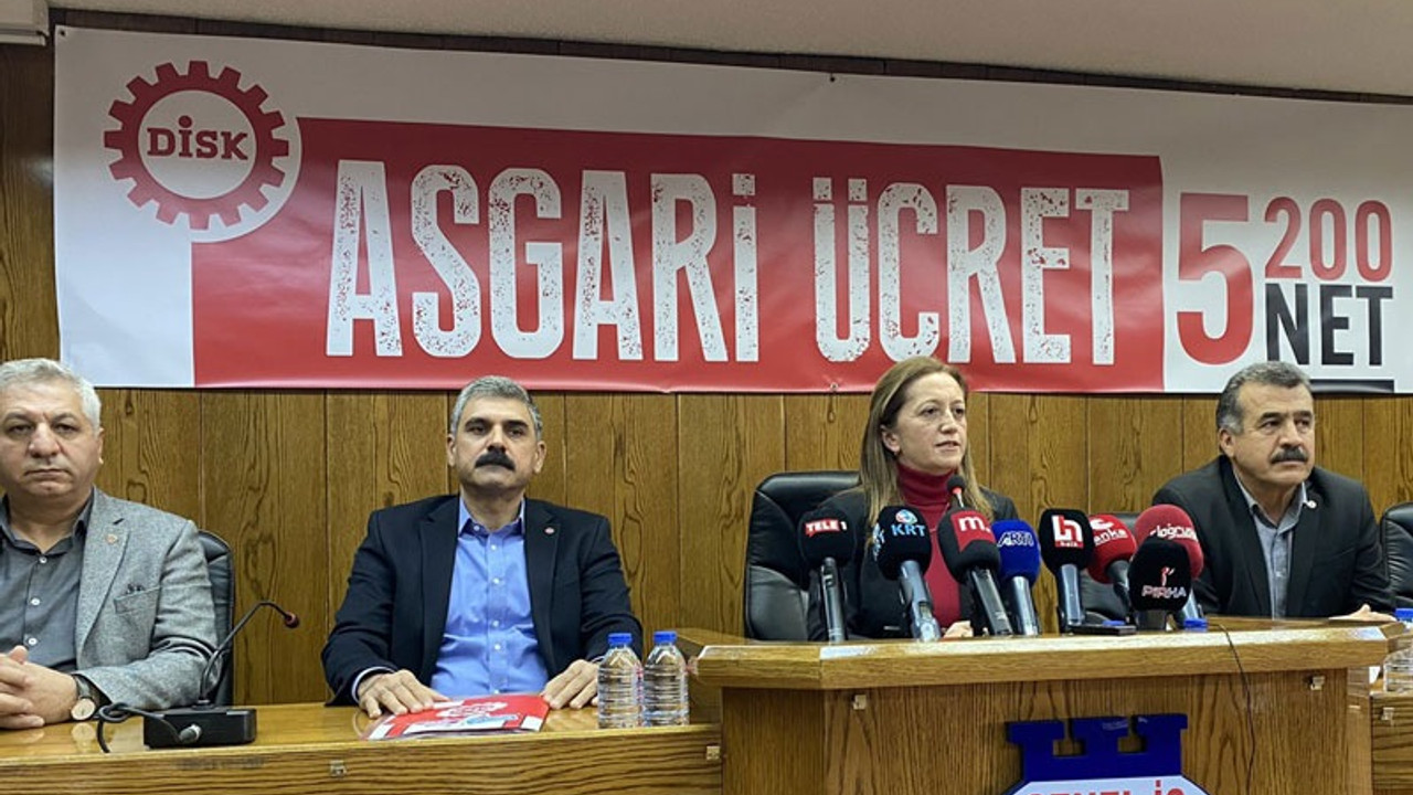 DİSK 2022 Asgari Ücret taleplerini açıkladı: Net 5 bin 200 olmalı