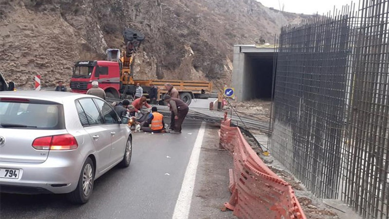 Malatya'da tünel inşaatında iş kazası