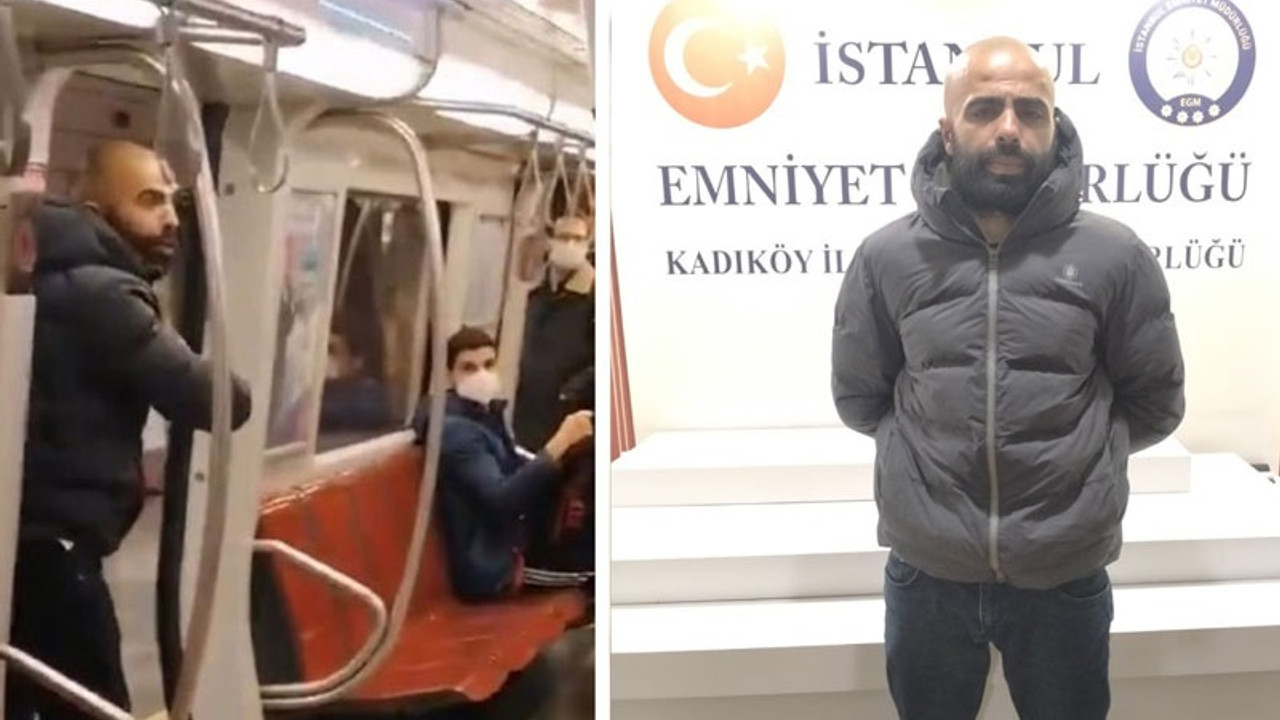 Kadıköy metrosunda bıçakla kadın yolcuya saldıran kişi tutuklandı