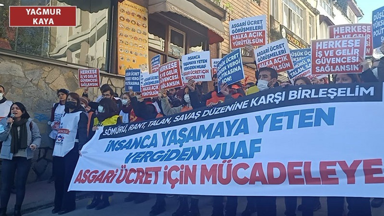 ‘Asgari ücretten dolaylı, dolaysız tüm vergiler kaldırılsın'