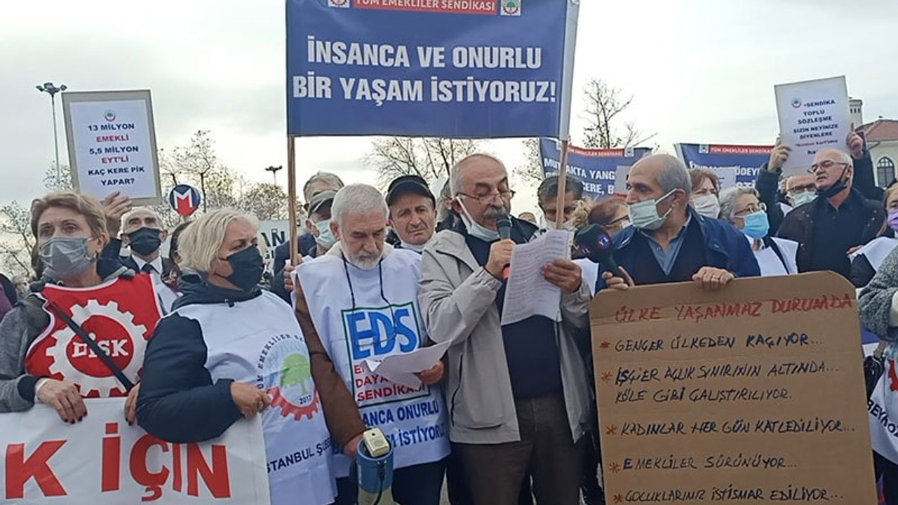 Emekliler: İnsanca yaşam için aylıklarımızın güncellenmesini istiyoruz