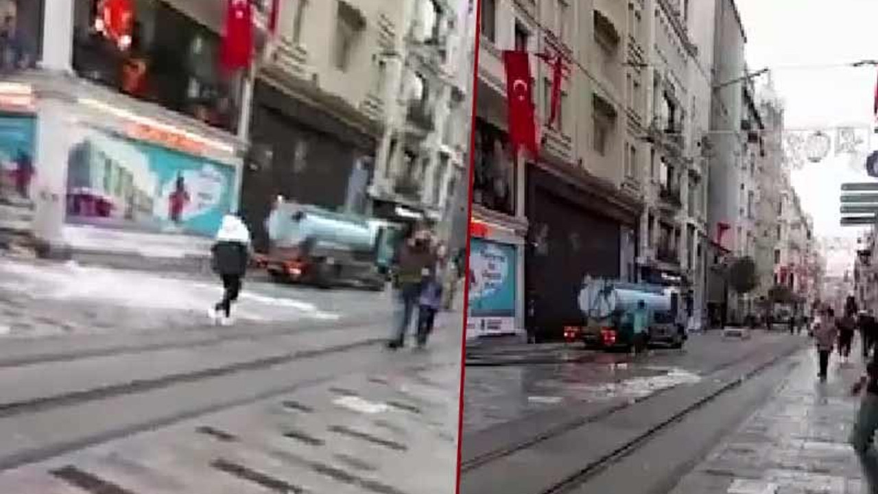 AKP'li Beyoğlu Belediyesi çöplerini, İBB sorumluluğundaki İstiklal Caddesi'ne bıraktı