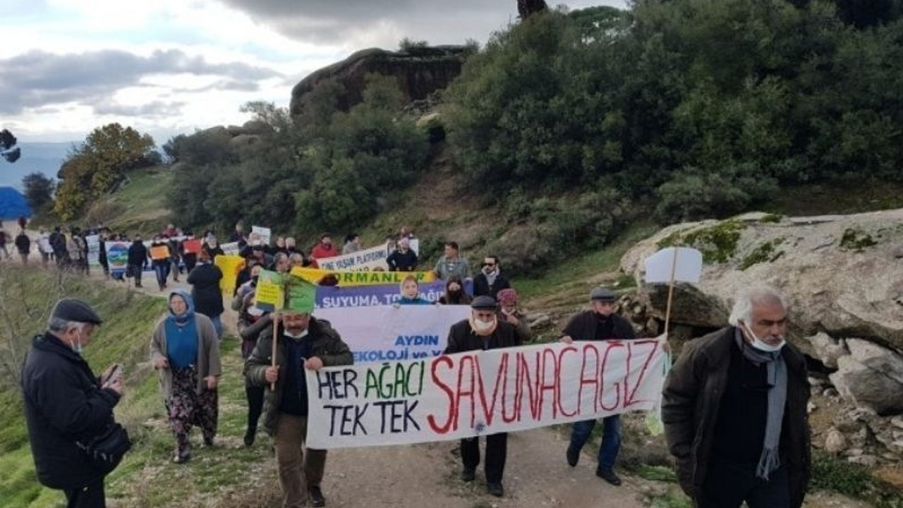 Ekoloji örgütlerinden maden karşıtı eylem