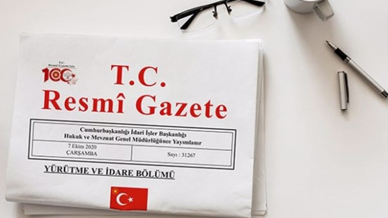 Resmi Gazete'de İçişleri Bakanlığı kararı