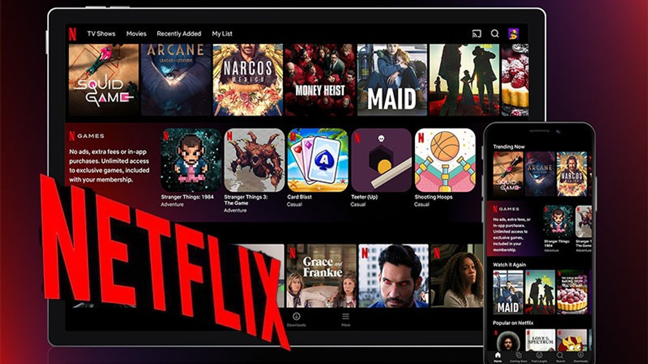 2021 yılında Netflix'te en çok izlenen 20 yapım