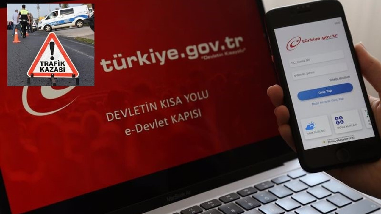 Trafik kazası tutanağı artık e-Devlet'ten alınabilecek