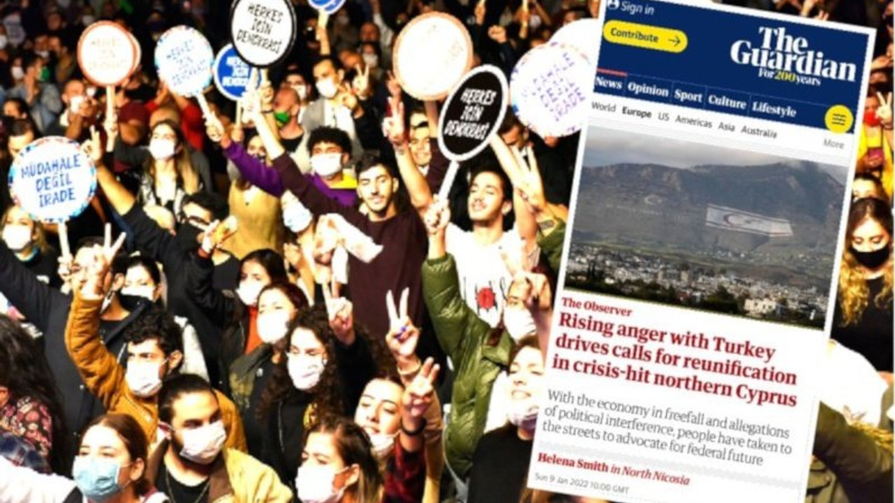 The Guardian'ın Kıbrıs analizi: Türkiye'ye öfke ve kriz kuzeyde birleşme çağrılarına yol açtı