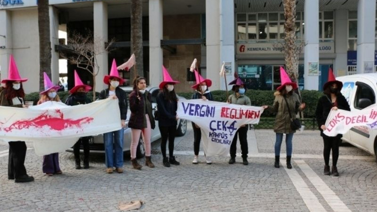 Kampüs Cadıları eylemde: Lüks değil ihtiyaç