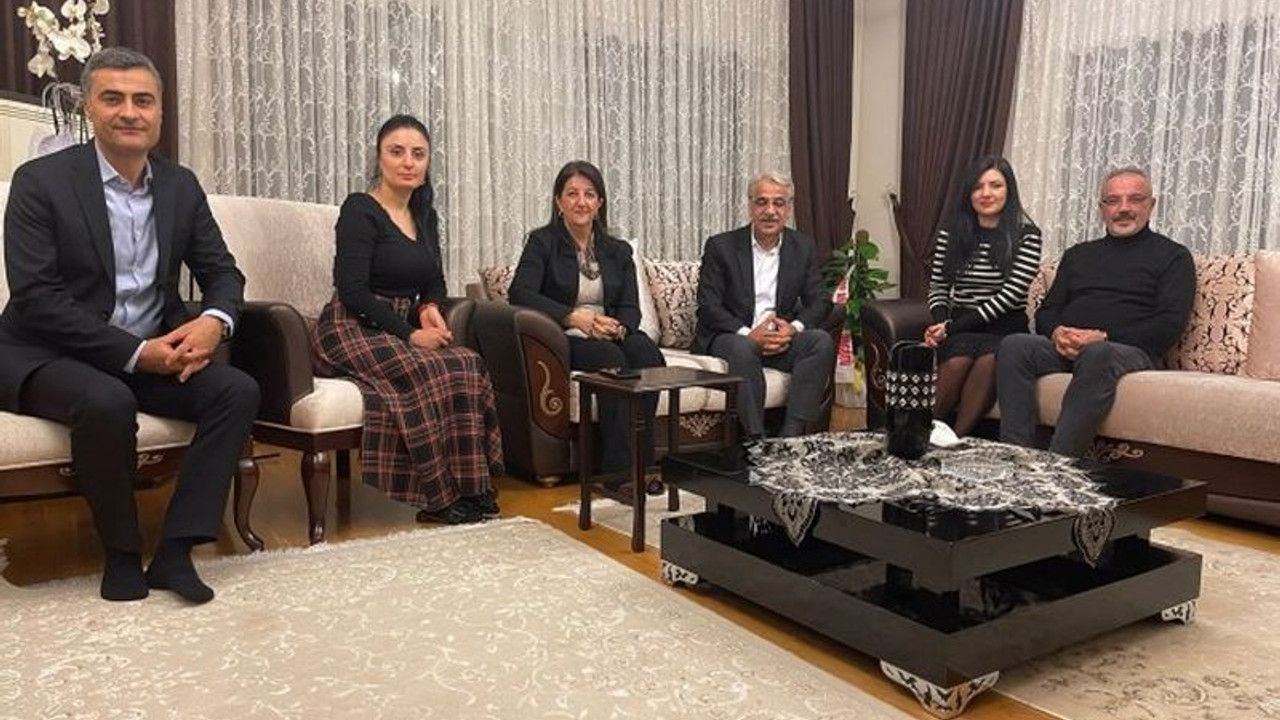 HDP Eş Genel Başkanları Buldan ve Sancar'dan Zeydan’a ziyaret