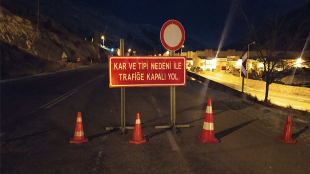 Van ve Sivas'ta bazı yollar ulaşıma kapandı