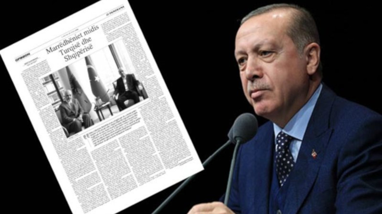 Erdoğan, Arnavutluk'taki yazısında 'FETÖ faaliyetlerinden' şikayetçi oldu