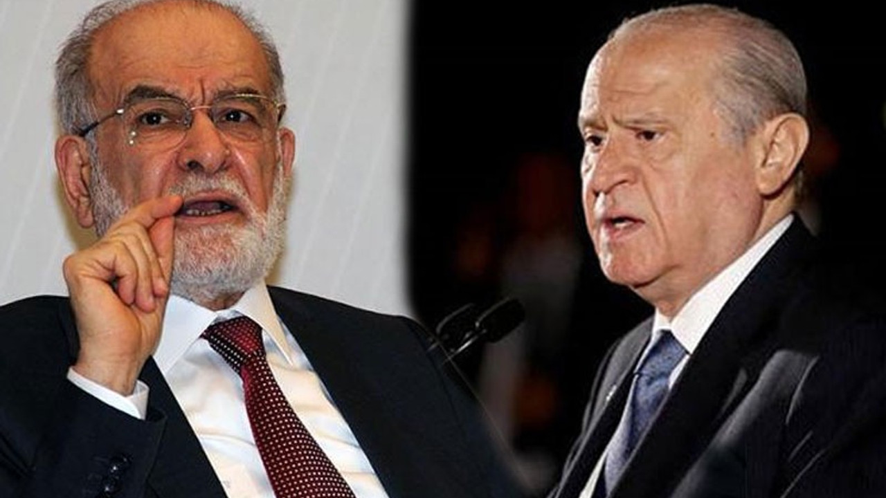 Karamollaoğlu'nun 'teşekkür' mesajında Bahçeli yer almadı