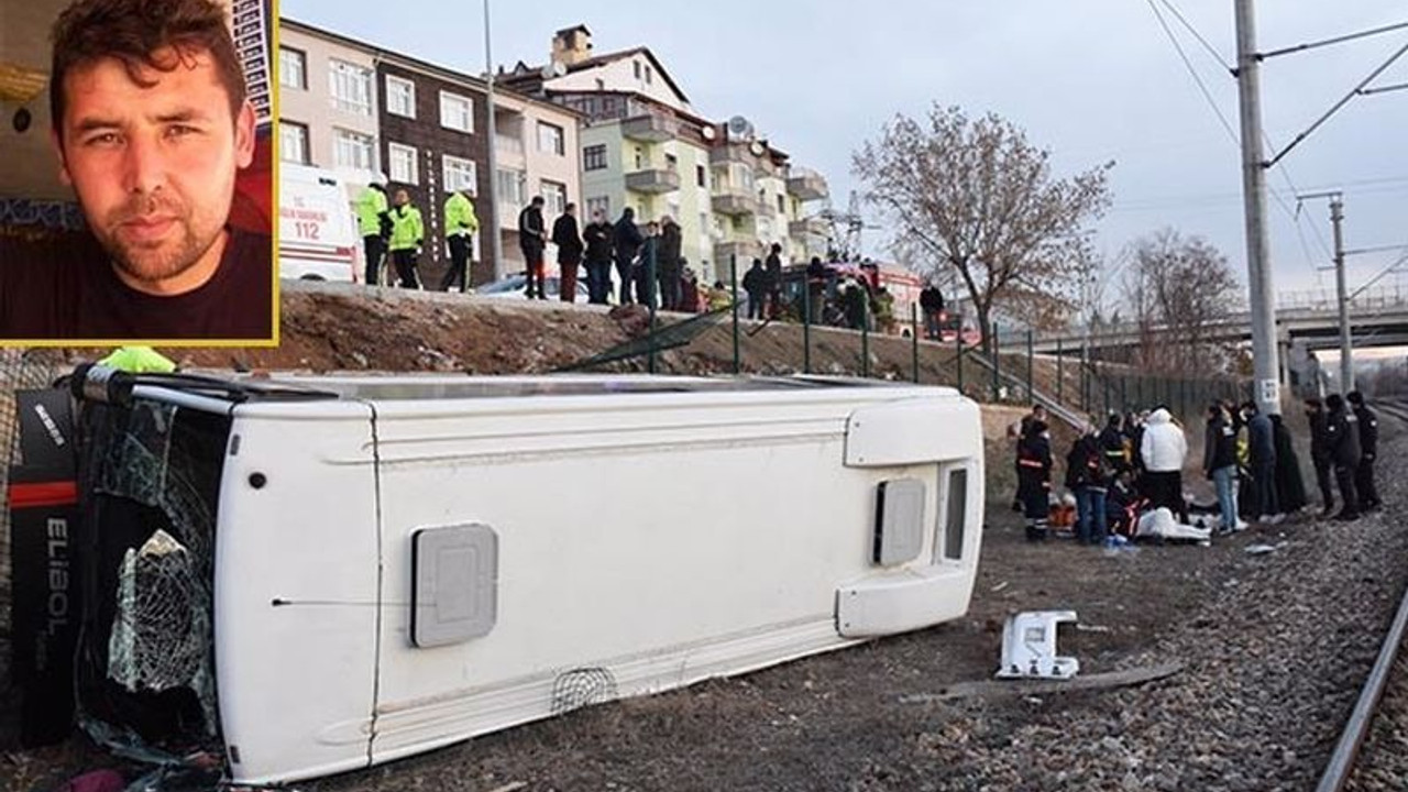 İşçi servisi kazasında yaralanan 15 kişiden 1'i hayatını kaybetti