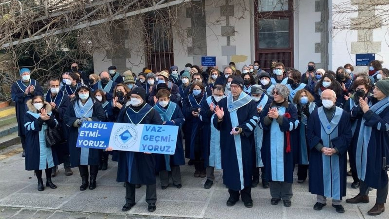 Boğaziçi'nde atanmış rektörün seçilmiş dekanları görevden almasına tepki: Kabul etmiyoruz