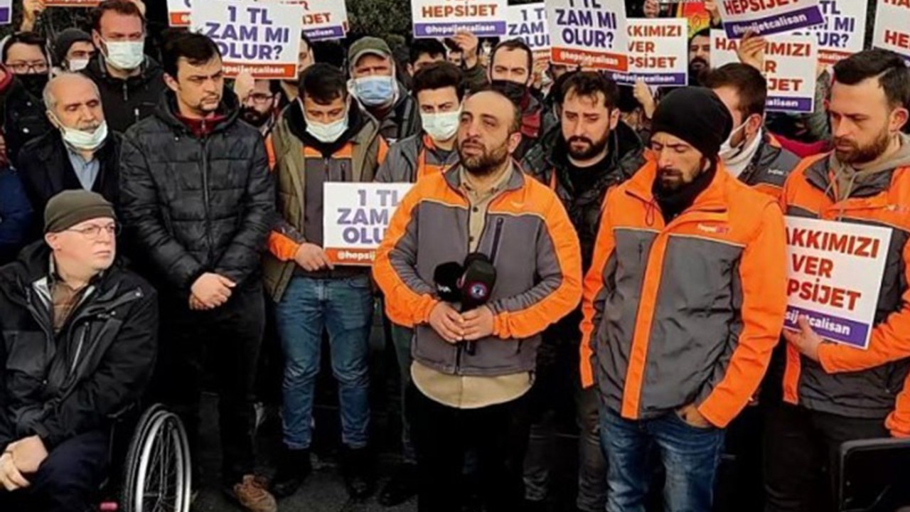 HepsiJet çalışanlarından ‘1 liralık’ protesto ve Cem Yılmaz'a teşekkür