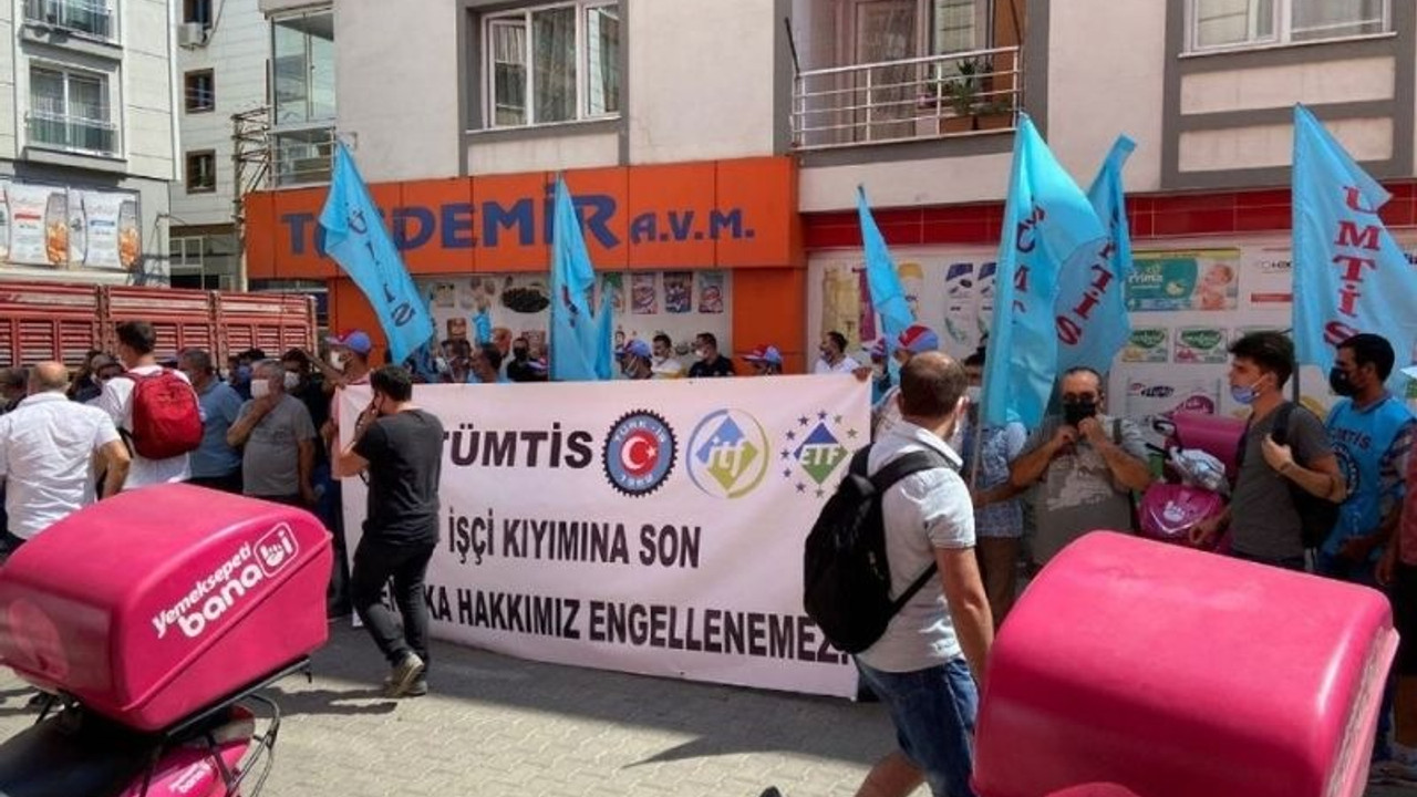 TÜMSİS'ten sendikalaşma hakkı için Yemek Sepeti önünde eylem çağrısı