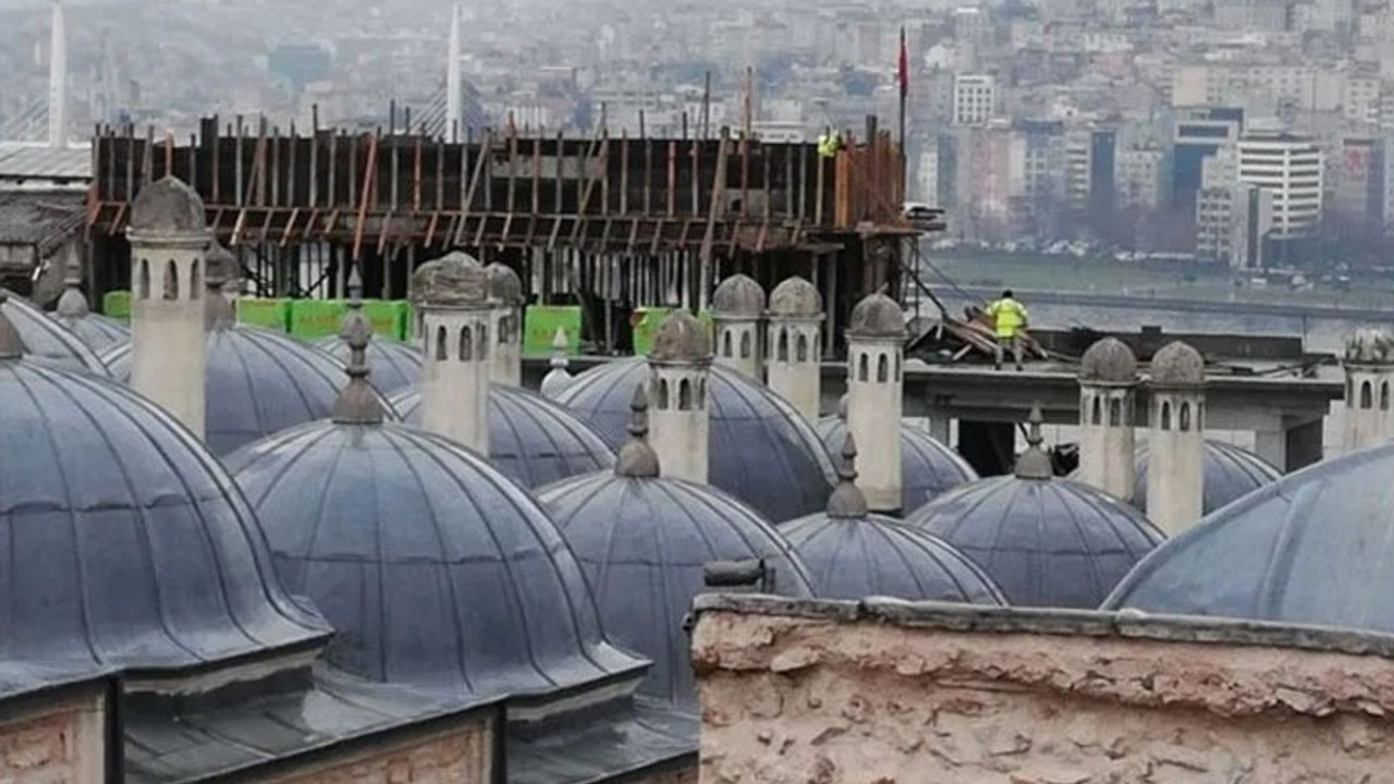 İBB, Süleymaniye Camii'nin önündeki bina için harekete geçti