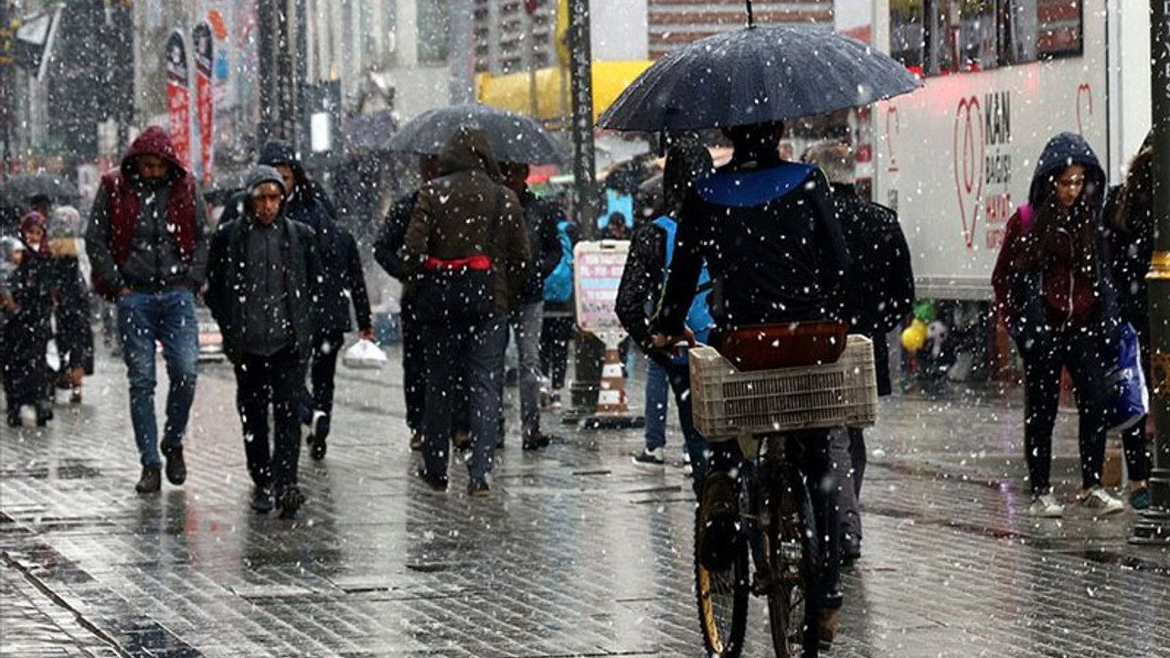 Meteoroloji'den yağmur ve kar uyarısı