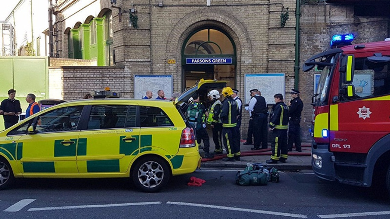 Londra metrosunda patlama