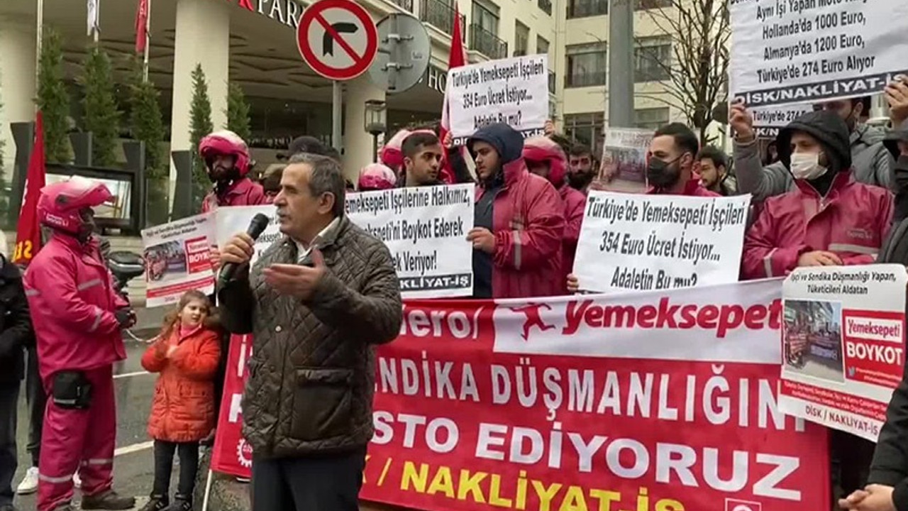 Yemeksepeti kuryeleri, Almanya Başkonsolosluğu'na taleplerini iletti