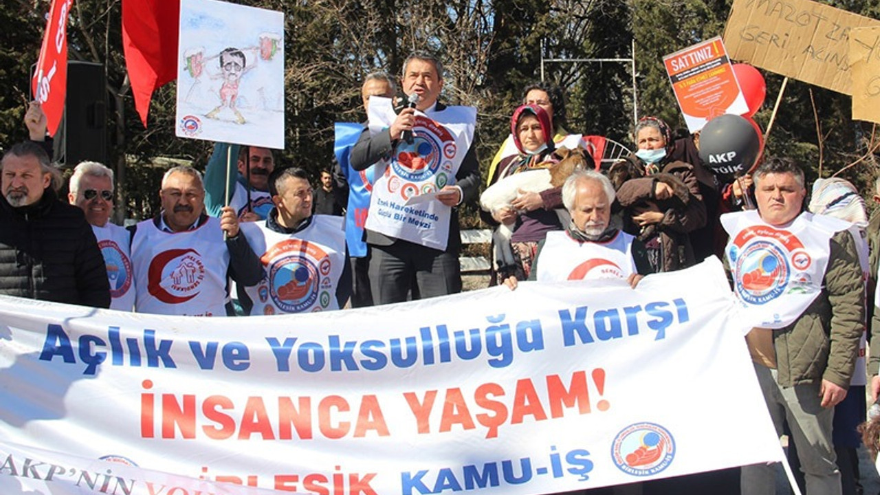 Birleşik Kamu-İş, Isparta'da zamları protesto etti: Dayanacak gücümüz kalmadı