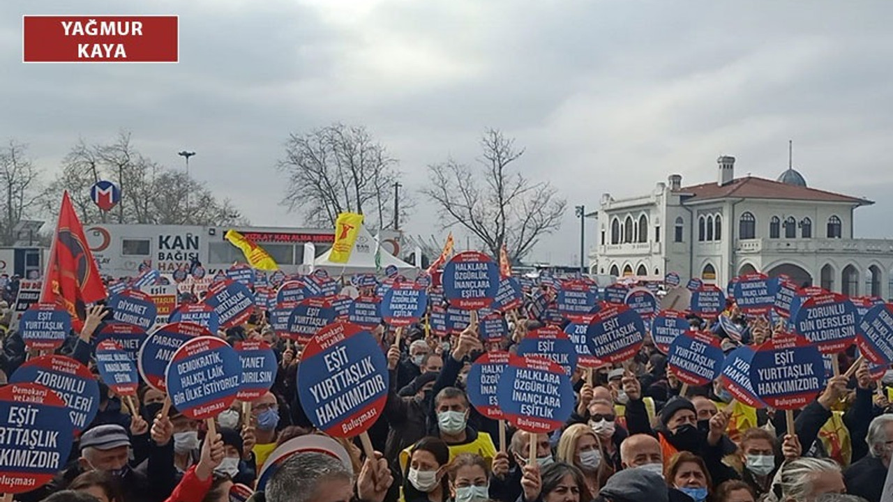 Aleviler, Kadıköy'den seslendi: Okul öncesi din dersi dayatmasını kabul etmiyoruz