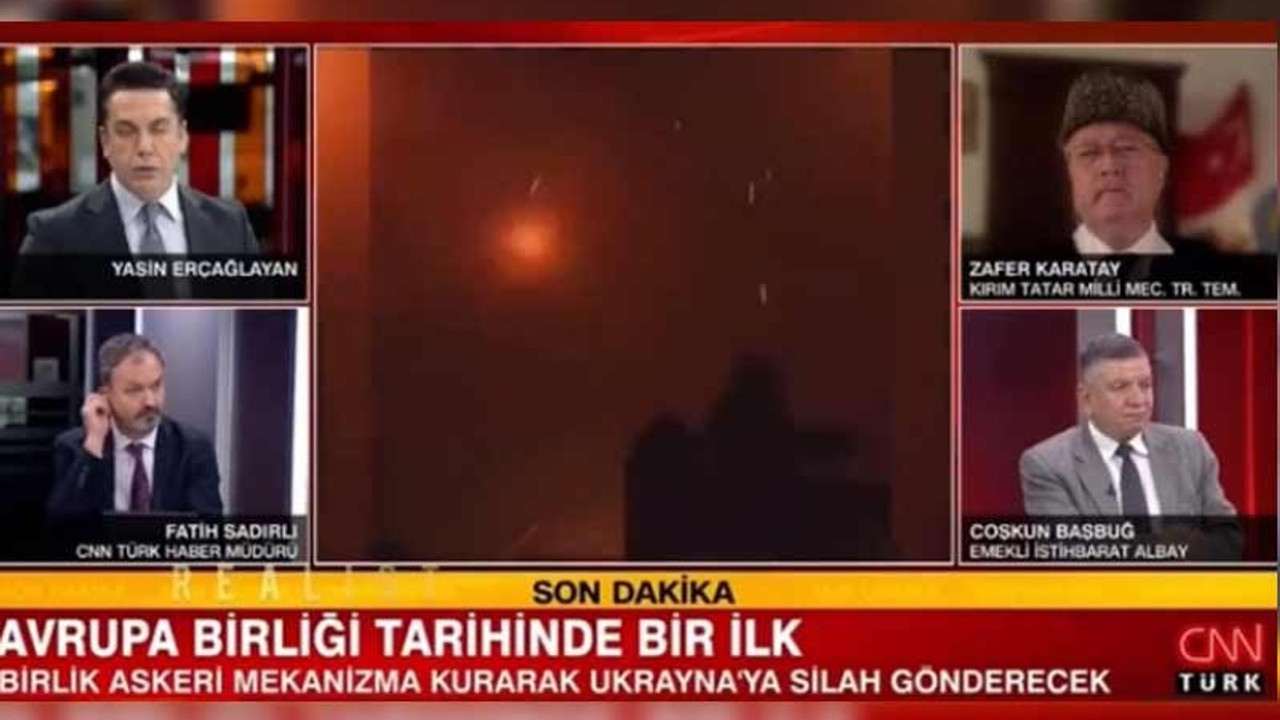 CNN Türk'ün 'sıcak görüntü' diyerek paylaştığı Ukrayna videosu savaş animasyonu çıktı