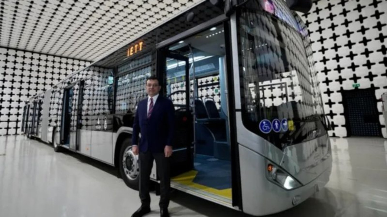 İmamoğlu yeni metrobüsü test etti