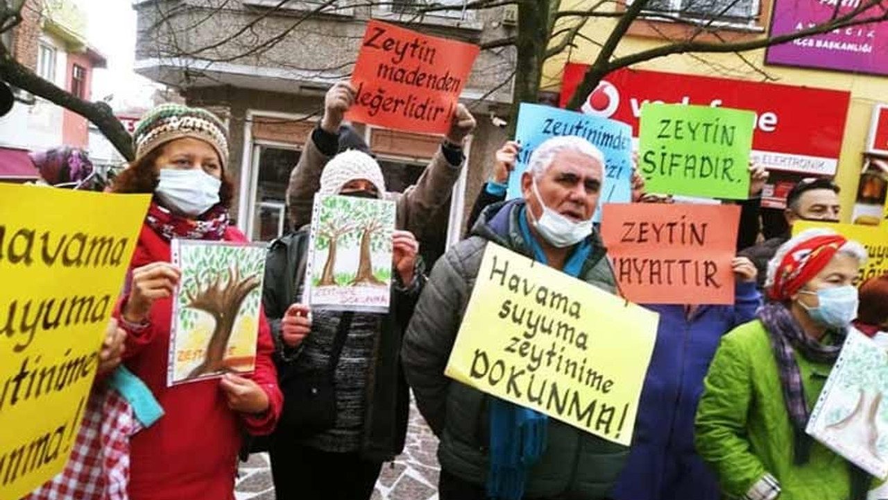 Çevre örgütleri, zeytinlikleri madenciliğe açacak yönetmeliğe karşı ayakta