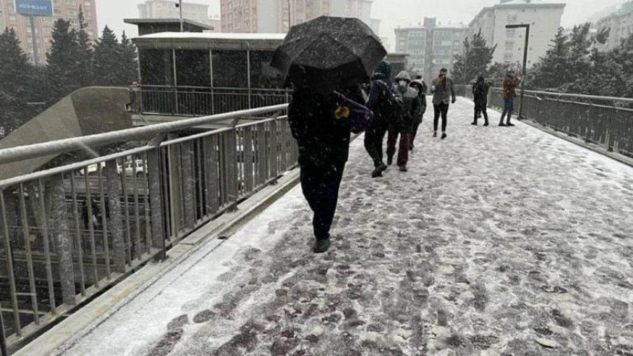 İstanbul'da kar yağışı için tarih verildi