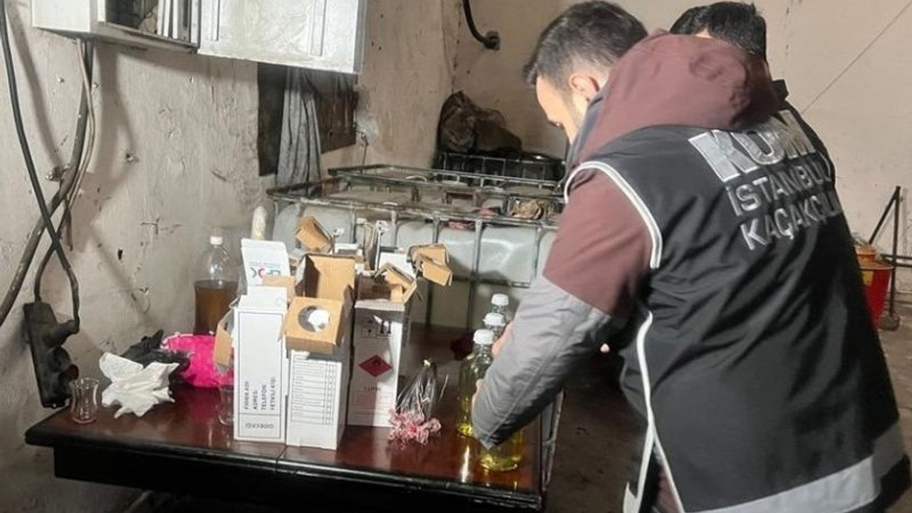 İstanbul’da 30 bin litre kaçak mazot yakalandı