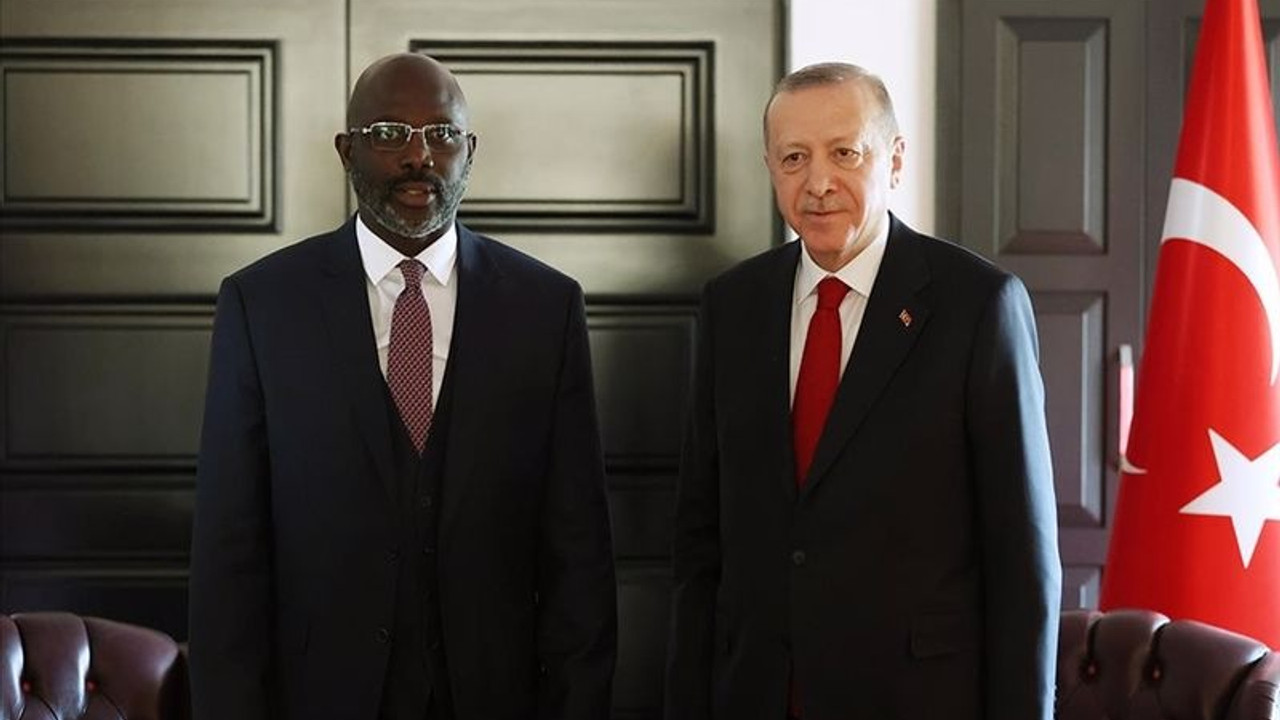 Erdoğan, Liberya Cumhurbaşkanı Weah ile görüştü