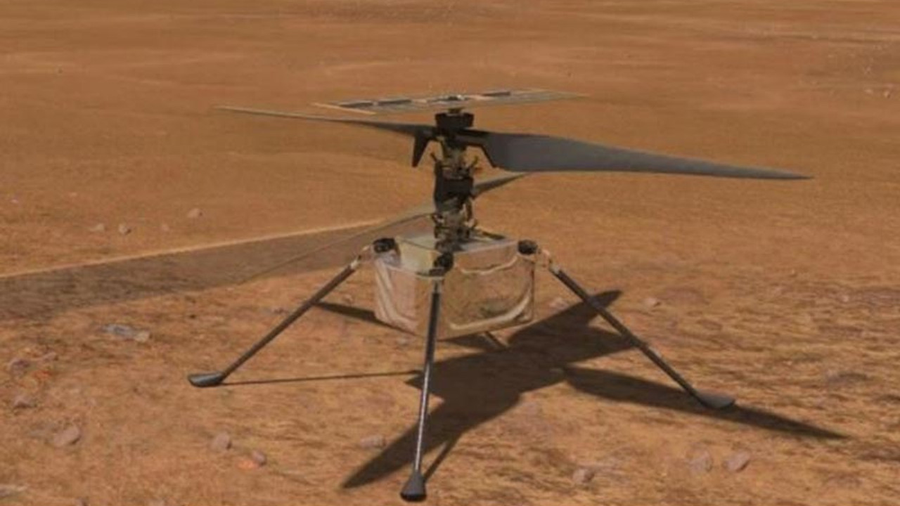 NASA'nın helikopteri Ingenuity, Mars'ta 21'inci uçuşunu tamamladı