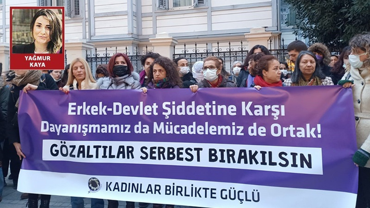 Diyarbakır'daki kadınlara yönelik gözaltılar İstanbul'da protesto edildi