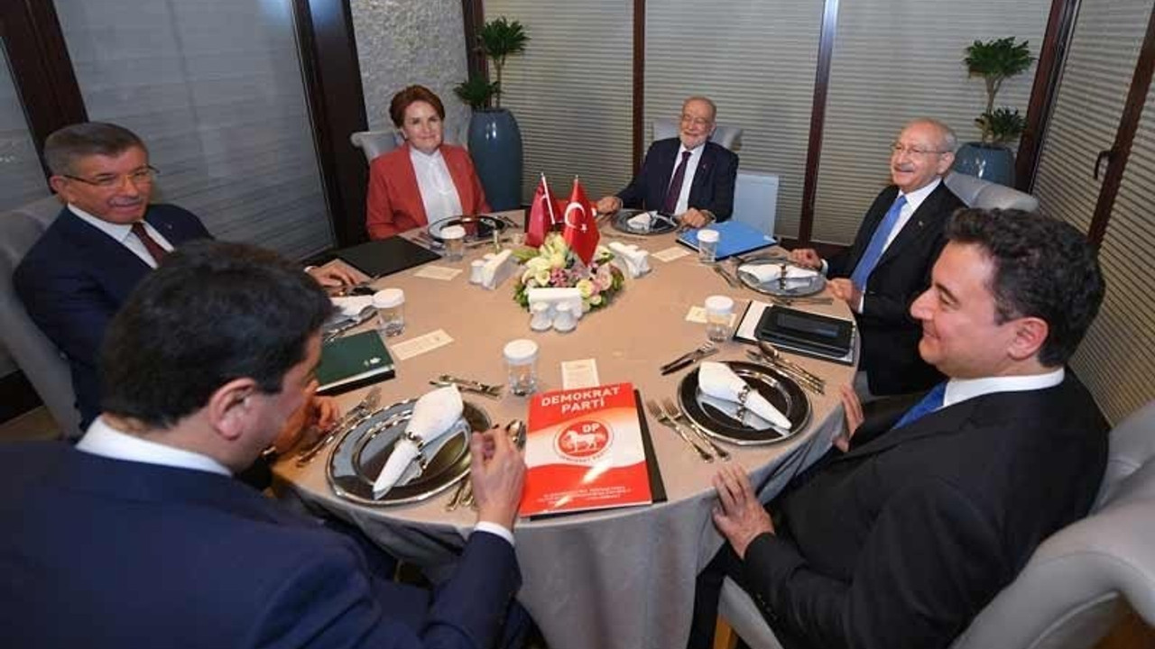 Altı muhalefet partisi yeniden toplanıyor