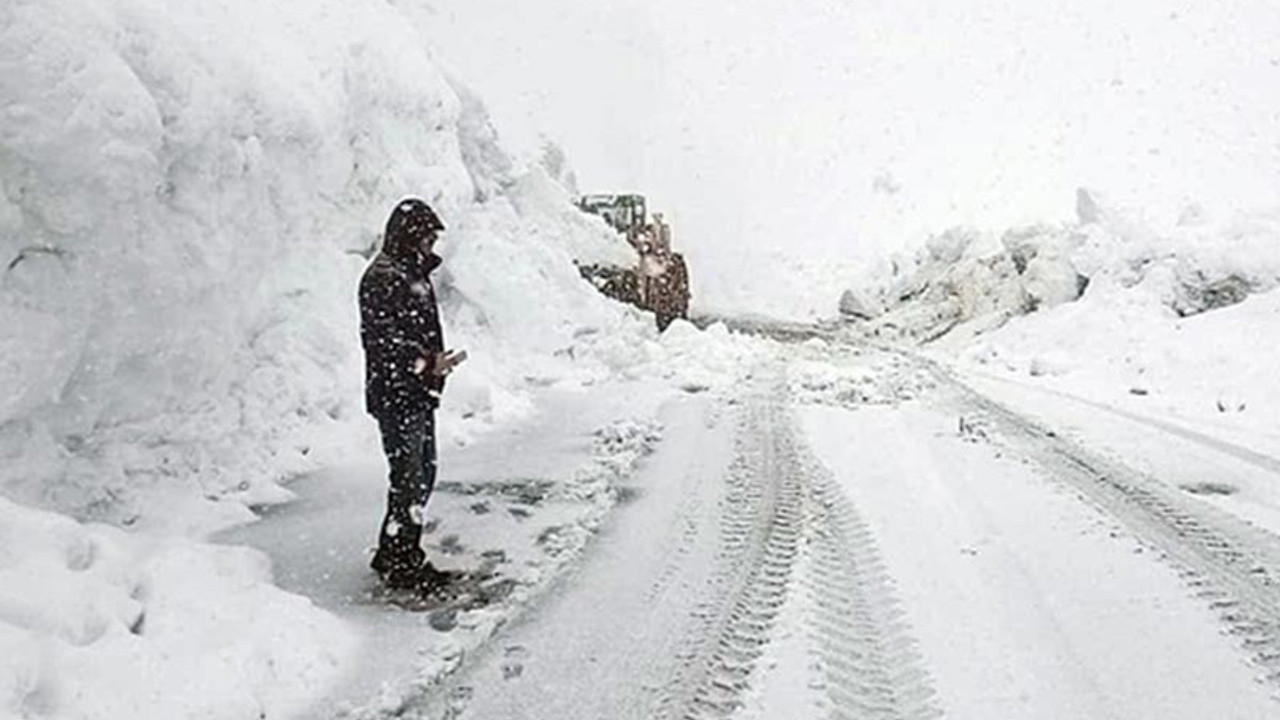 Erzurum, Kars, Ardahan ve Iğdır'da 326 yerleşimin yolu kardan kapandı