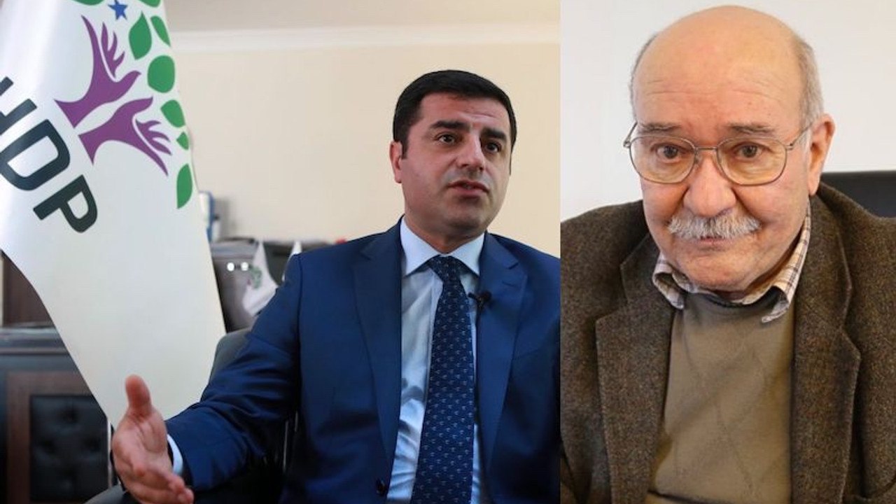 Demirtaş'tan Aydın Engin mesajı: Özgür ve güzel günleri göremeden ayrıldın, çok üzgünüm