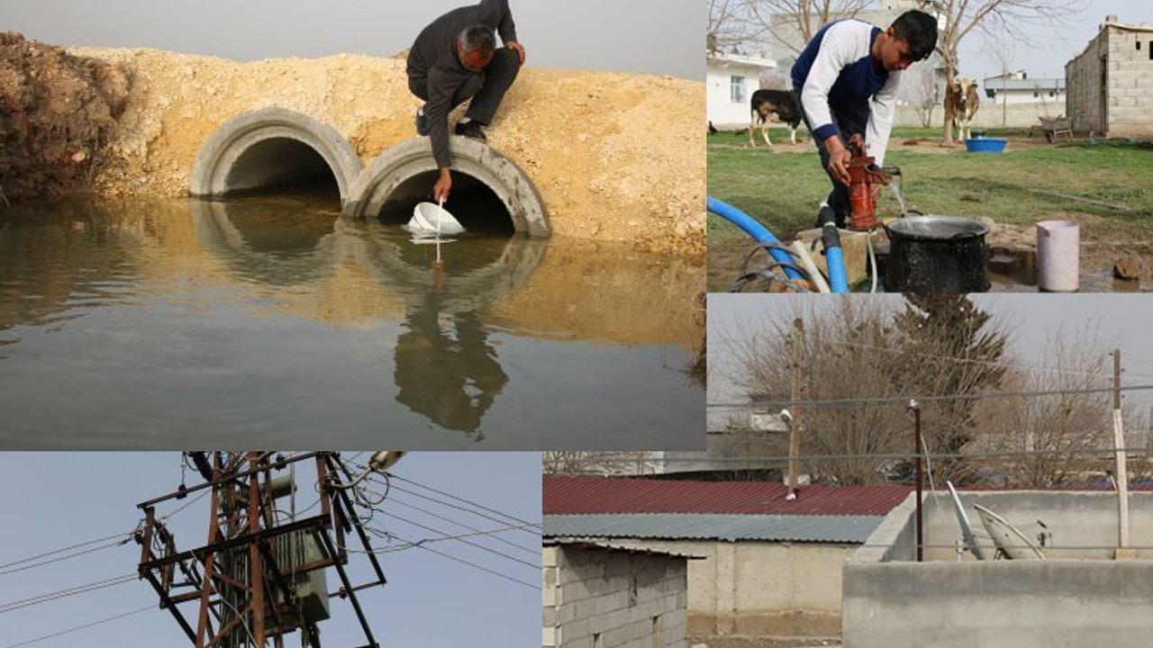 Suruç'un Tavşanköy Mahallesi'nde 15 gündür elektrik ve su yok