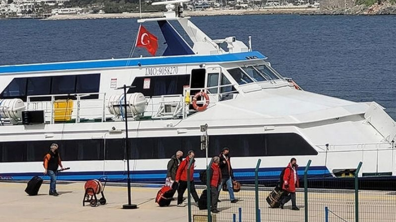 Yunanistan'ın Kos Adası ve Bodrum arasındaki feribot seferleri yeniden başladı